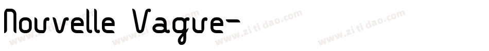 Nouvelle Vague字体转换